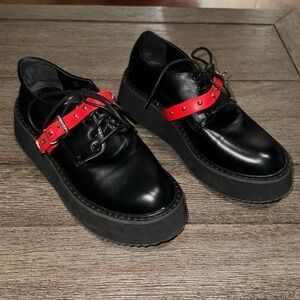 Koi Footwear Platform Lace Up Shoes